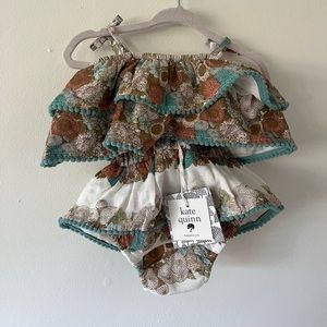 Kate Quinn floral sun suit